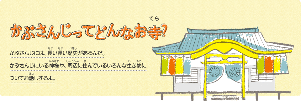 かぶさんじってどんなお寺（てら）